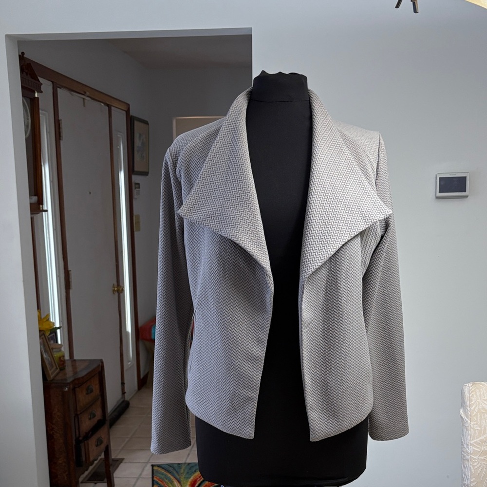 NWT Light Gray Calvin Klein jacket, absolutely no flaws.